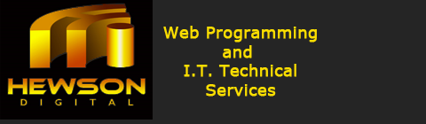 Hewson Digital Web Design, Programming, DBA and Technical Services in Bedfordshire (Beds) 