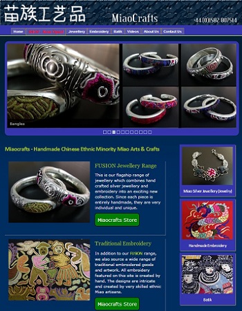 Miaocrafts brochure site